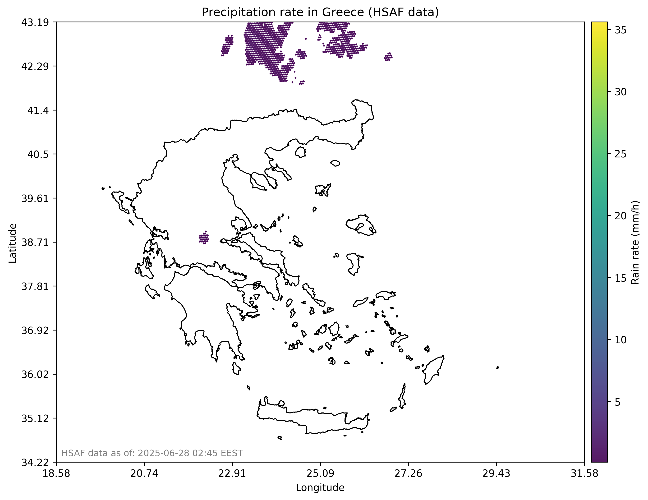 Meteoam Rain Map